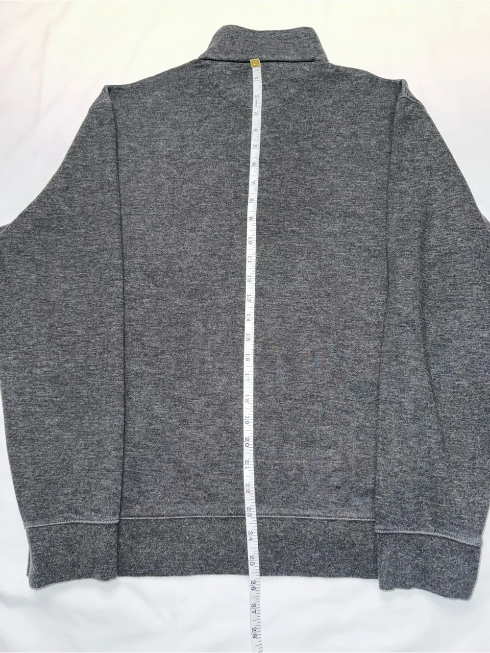 Polo by Ralph Lauren Charcoal Heather Quarter-Zip Sweater